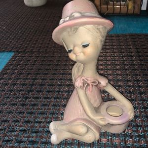 UCTCI Japan stoneware art girl figurine